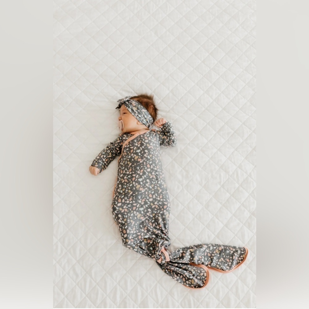 Copper Pearl Gemini Knotted Gown
